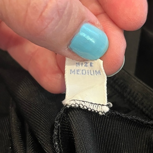 VANITY FAIR Vintage Black Lace Bow Slip Skirt - Picture 6 of 6